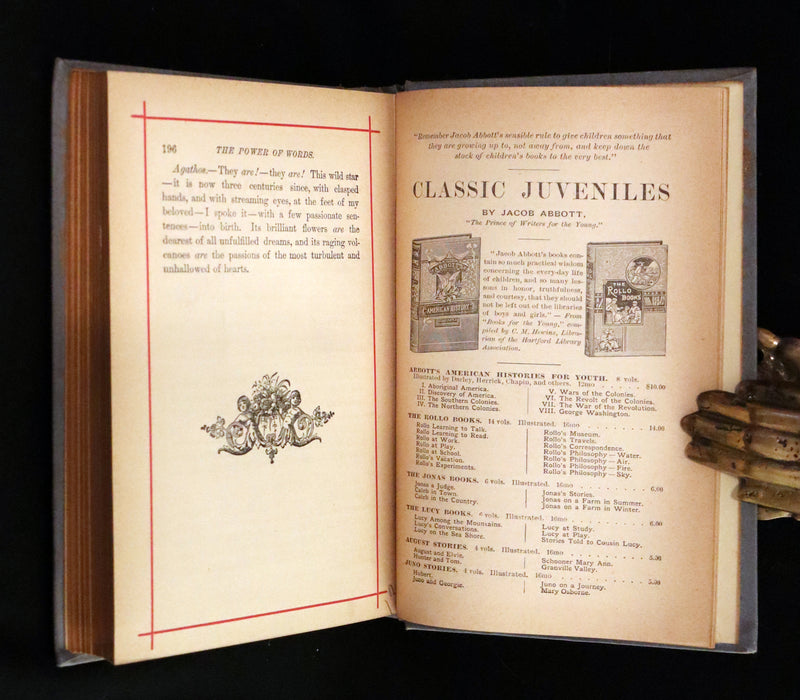 1884 Rare Book - Poems by Edgar Allan POE with Memoir (The Raven, Lenore, Fairy-Land, ...)