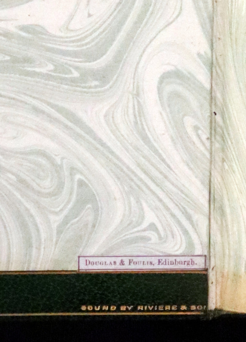 1899 Rare Book bound by Riviere - XXXII Ballades in Blue China, poems by Andrew Lang.