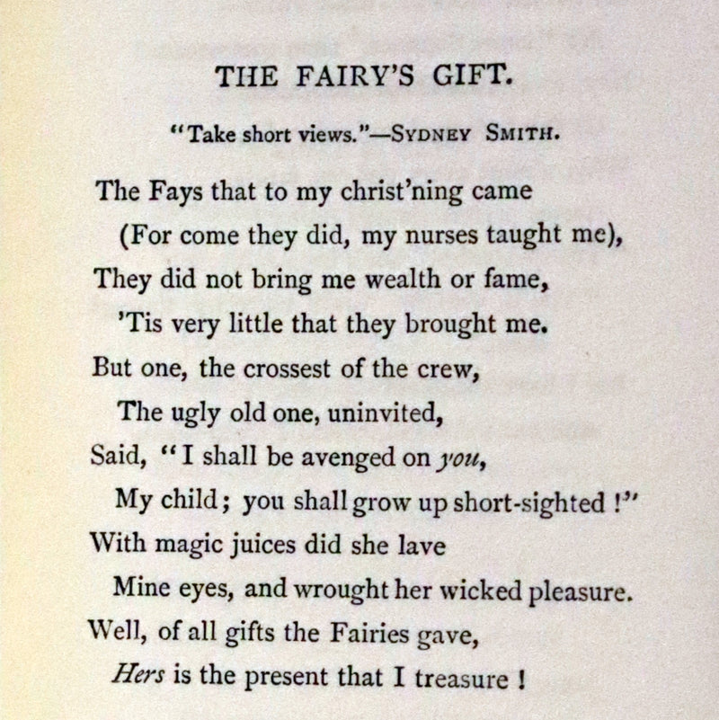 1899 Rare Book bound by Riviere - XXXII Ballades in Blue China, poems by Andrew Lang.