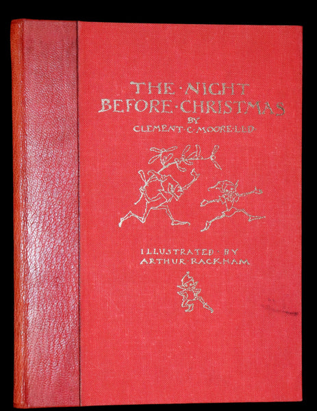 1938 Rare Book Bound by Sangorski - The NIGHT Before CHRISTMAS illustrated by Arthur Rackham.