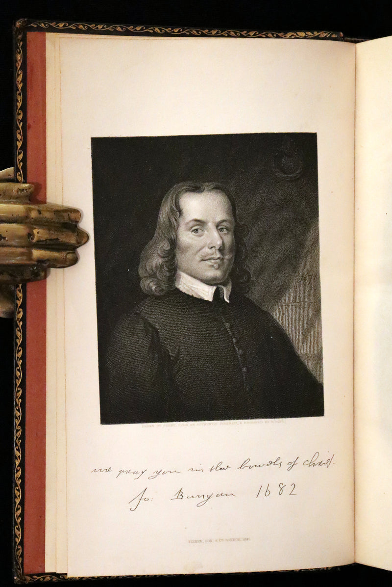 1847 Rare Victorian Book - The Pilgrim's Progress by John Bunyan. Illustrated.