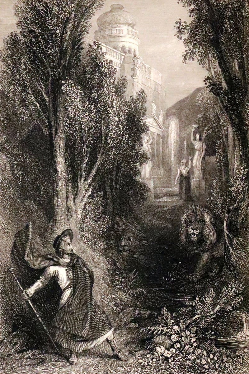 1847 Rare Victorian Book - The Pilgrim's Progress by John Bunyan. Illustrated.