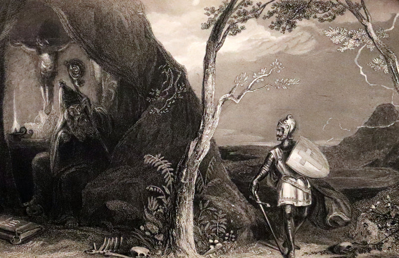 1847 Rare Victorian Book - The Pilgrim's Progress by John Bunyan. Illustrated.