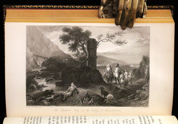 1847 Rare Victorian Book - The Pilgrim's Progress by John Bunyan. Illustrated.