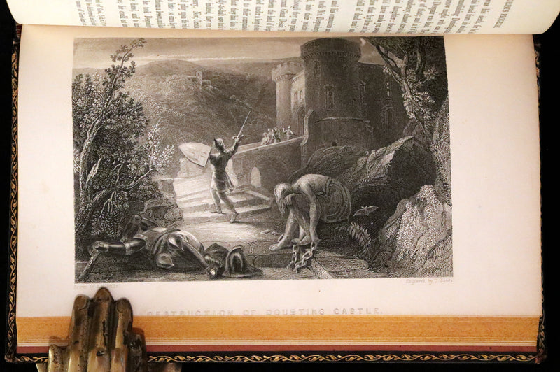 1847 Rare Victorian Book - The Pilgrim's Progress by John Bunyan. Illustrated.
