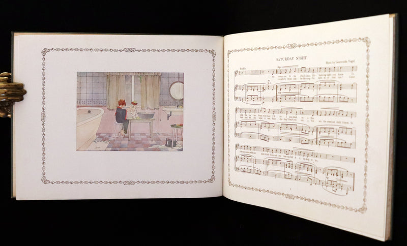 1915 Scarce First English Edition - SPRING FLOWERS by Geertruida Vogel, Illustrated by RIE CRAMER.