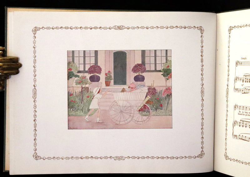 1915 Scarce First English Edition - SPRING FLOWERS by Geertruida Vogel, Illustrated by RIE CRAMER.