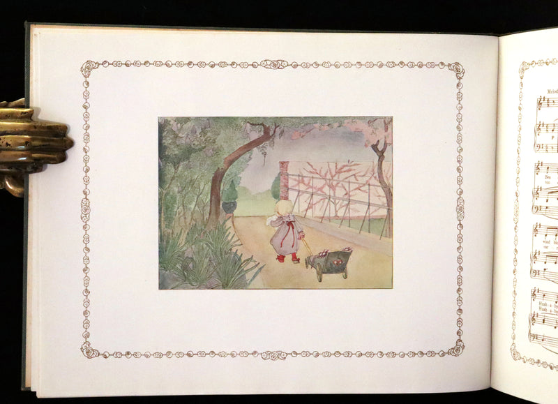 1915 Scarce First English Edition - SPRING FLOWERS by Geertruida Vogel, Illustrated by RIE CRAMER.