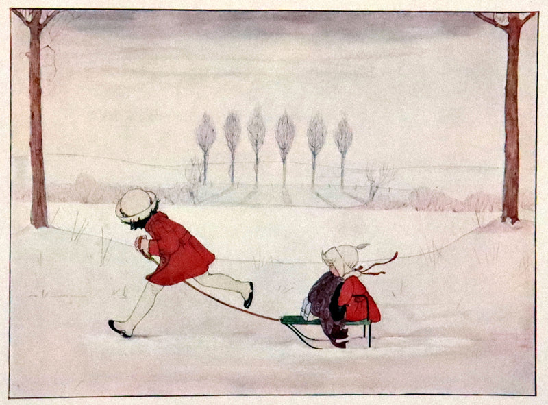 1915 Scarce First English Edition - SPRING FLOWERS by Geertruida Vogel, Illustrated by RIE CRAMER.