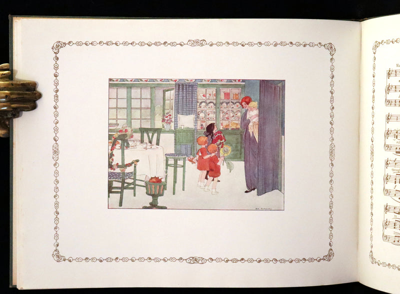 1915 Scarce First English Edition - SPRING FLOWERS by Geertruida Vogel, Illustrated by RIE CRAMER.