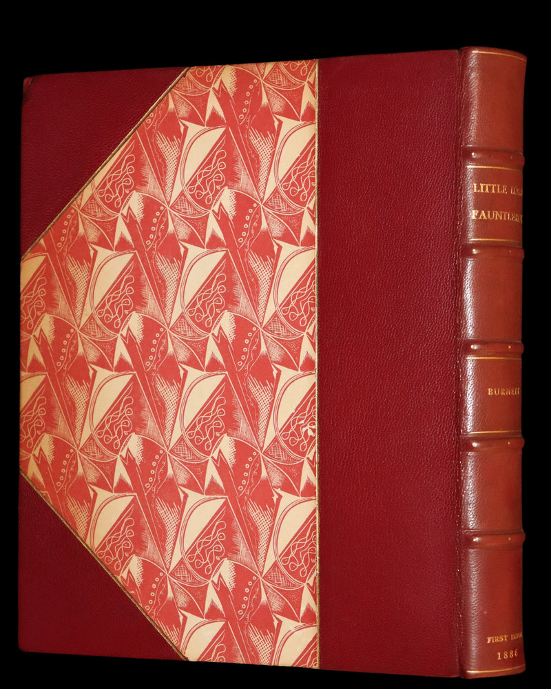 1886 Rare First Edition in a beautiful binding - Little Lord Fauntleroy by Frances Hodgson Burnett. Illustrated.
