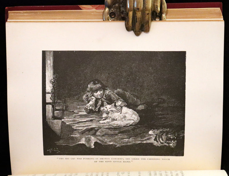 1886 Rare First Edition in a beautiful binding - Little Lord Fauntleroy by Frances Hodgson Burnett. Illustrated.