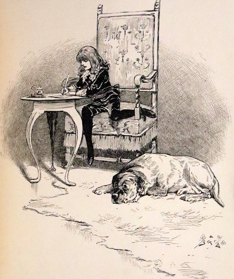 1886 Rare First Edition in a beautiful binding - Little Lord Fauntleroy by Frances Hodgson Burnett. Illustrated.