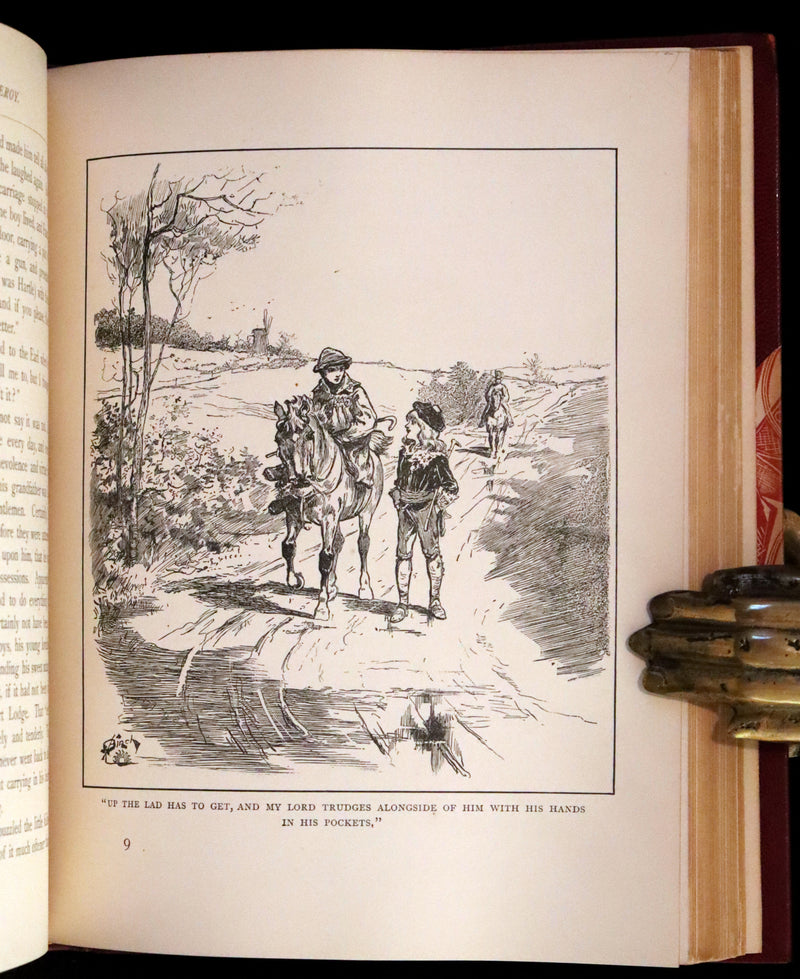 1886 Rare First Edition in a beautiful binding - Little Lord Fauntleroy by Frances Hodgson Burnett. Illustrated.