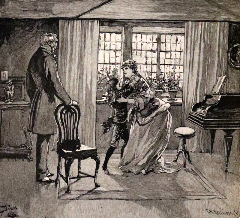 1886 Rare First Edition in a beautiful binding - Little Lord Fauntleroy by Frances Hodgson Burnett. Illustrated.