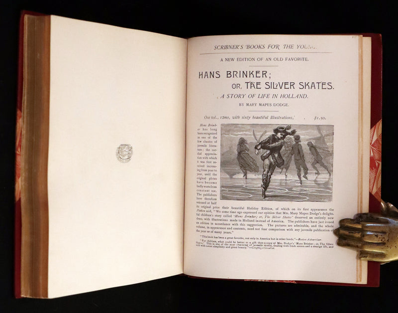 1886 Rare First Edition in a beautiful binding - Little Lord Fauntleroy by Frances Hodgson Burnett. Illustrated.
