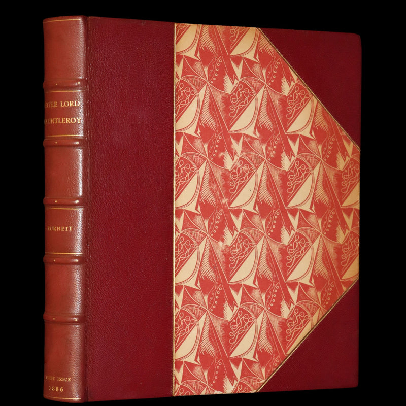 1886 Rare First Edition in a beautiful binding - Little Lord Fauntleroy by Frances Hodgson Burnett. Illustrated.