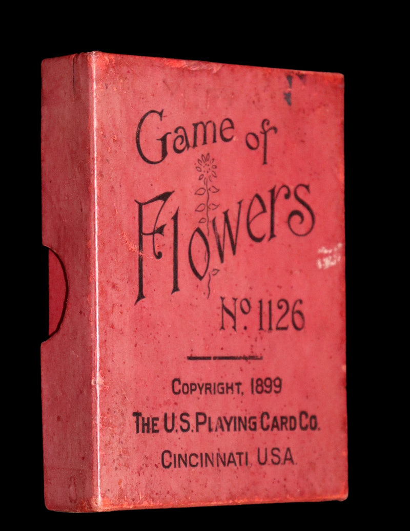 1905 Rare Card Games - The GAME OF FLOWERS  No, 1126 published by The U.S. Playing Card Co. In his Box.