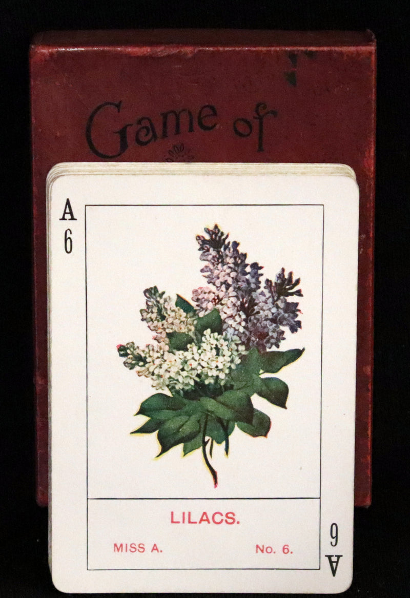 1905 Rare Card Games - The GAME OF FLOWERS  No, 1126 published by The U.S. Playing Card Co. In his Box.