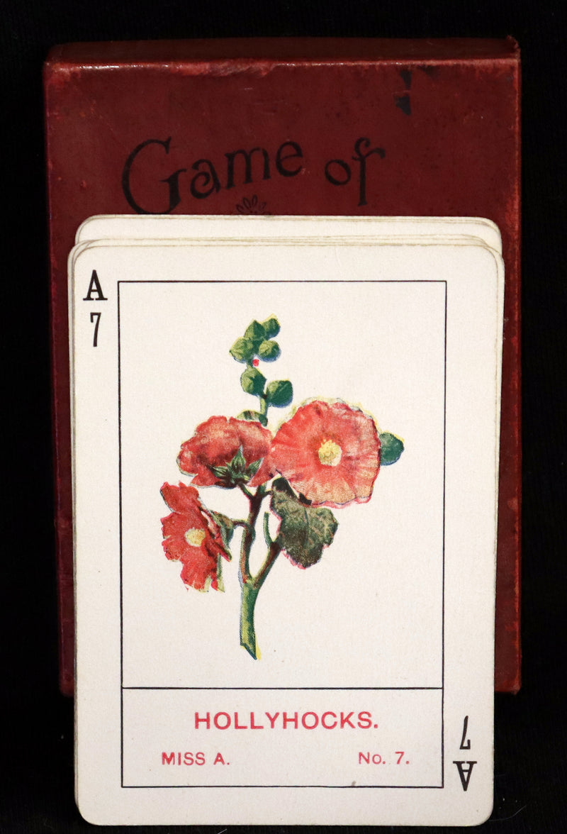 1905 Rare Card Games - The GAME OF FLOWERS  No, 1126 published by The U.S. Playing Card Co. In his Box.