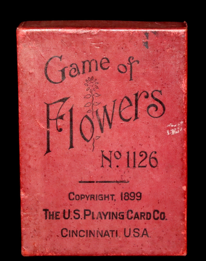 1905 Rare Card Games - The GAME OF FLOWERS  No, 1126 published by The U.S. Playing Card Co. In his Box.
