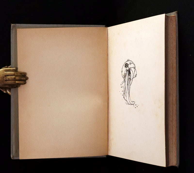 1914 Rare First Edition - Early Poems of William Morris Illustrated by Pre-Raphaelite FLORENCE HARRISON.