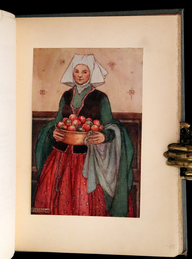 1914 Rare First Edition - Early Poems of William Morris Illustrated by Pre-Raphaelite FLORENCE HARRISON.