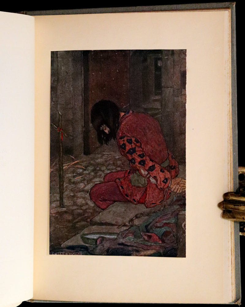 1914 Rare First Edition - Early Poems of William Morris Illustrated by Pre-Raphaelite FLORENCE HARRISON.