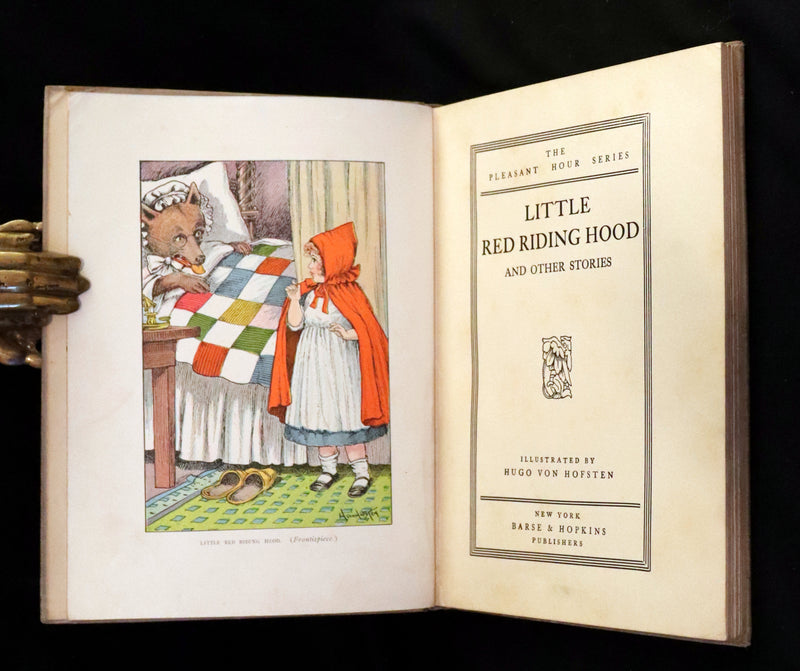 1913 Scarce Edition - Little Red Riding Hood and Other Fairy Tales. Illustrated by Hugo von Hofsten.