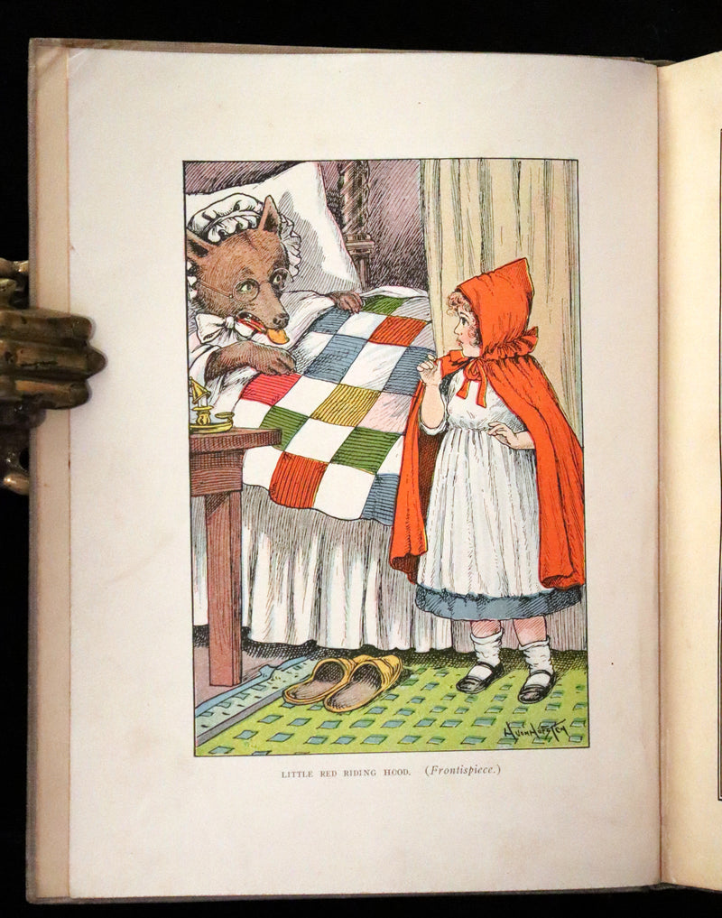 1913 Scarce Edition - Little Red Riding Hood and Other Fairy Tales. Illustrated by Hugo von Hofsten.