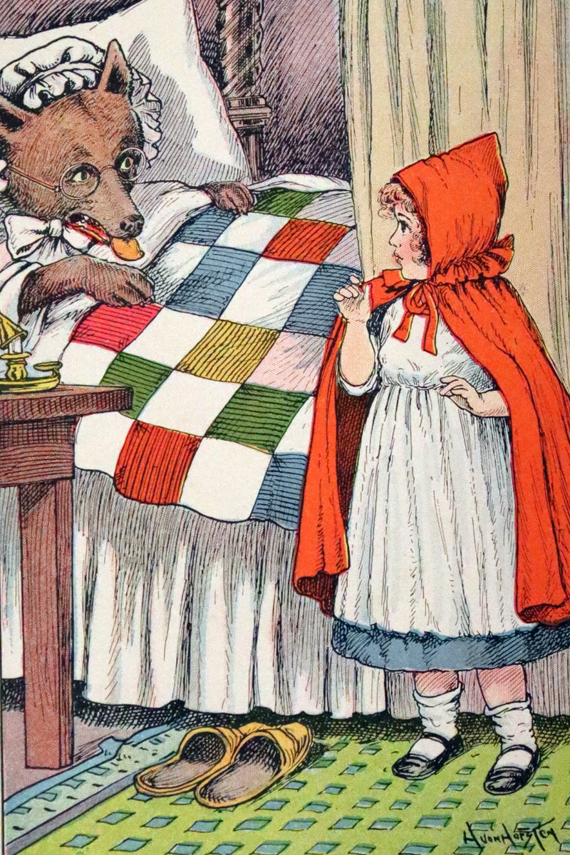 1913 Scarce Edition - Little Red Riding Hood and Other Fairy Tales. Illustrated by Hugo von Hofsten.
