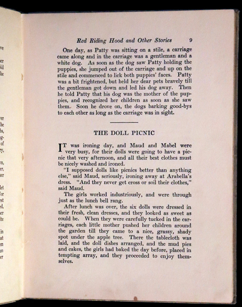 1913 Scarce Edition - Little Red Riding Hood and Other Fairy Tales. Illustrated by Hugo von Hofsten.
