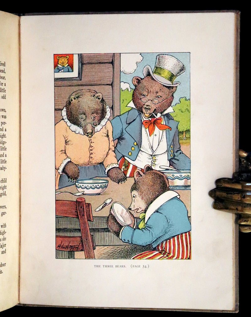 1913 Scarce Edition - Little Red Riding Hood and Other Fairy Tales. Illustrated by Hugo von Hofsten.