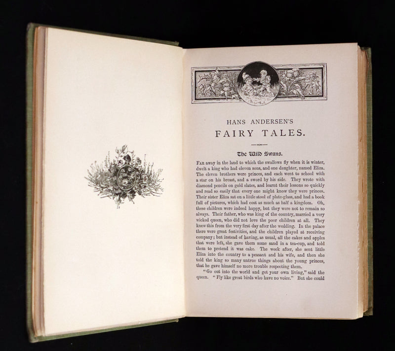 1900 Rare Book - Hans Christian Andersen's FAIRY TALES with original illustrations.