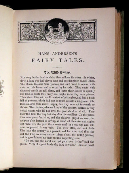 1900 Rare Book - Hans Christian Andersen's FAIRY TALES with original illustrations.