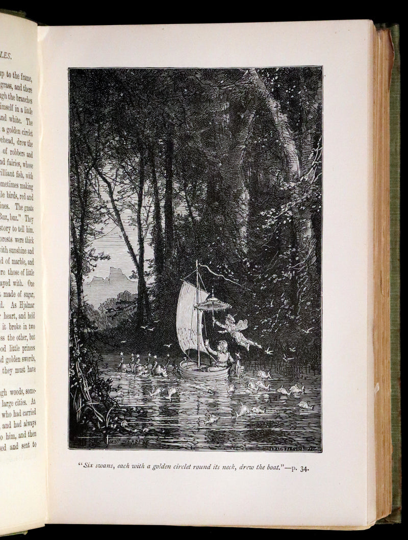 1900 Rare Book - Hans Christian Andersen's FAIRY TALES with original illustrations.