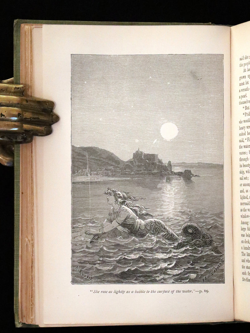 1900 Rare Book - Hans Christian Andersen's FAIRY TALES with original illustrations.