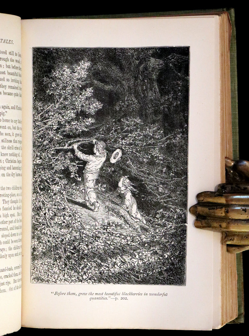 1900 Rare Book - Hans Christian Andersen's FAIRY TALES with original illustrations.