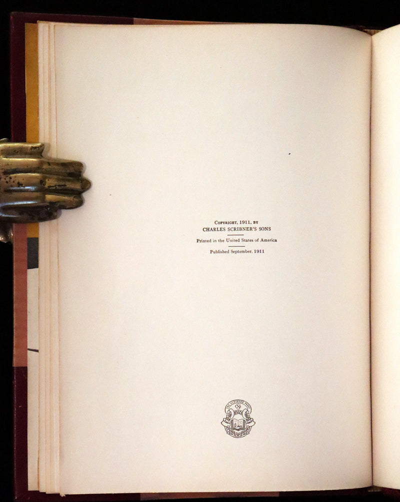 1926 Rare Morocco Binding - TREASURE ISLAND by Stevenson. Illustrated by N. C. Wyeth.
