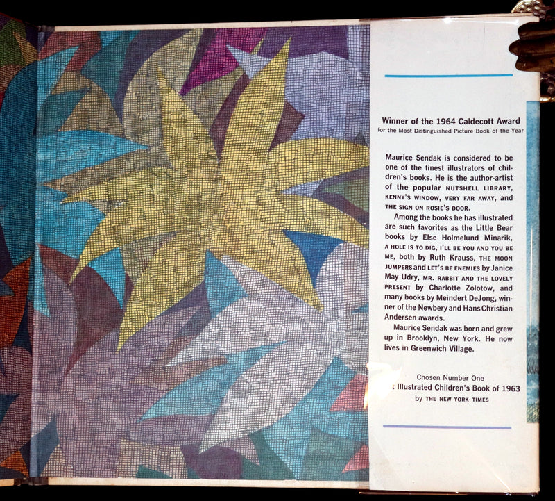 1963 First Caldecott Edition with Dust jacket - Where the Wild Things Are by Maurice Sendak.
