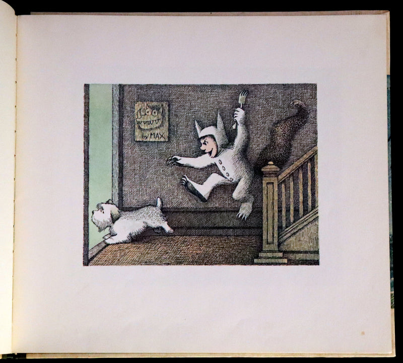 1963 First Caldecott Edition with Dust jacket - Where the Wild Things Are by Maurice Sendak.