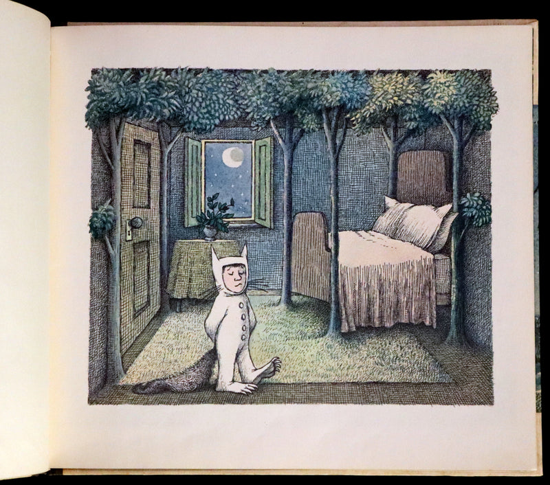 1963 First Caldecott Edition with Dust jacket - Where the Wild Things Are by Maurice Sendak.