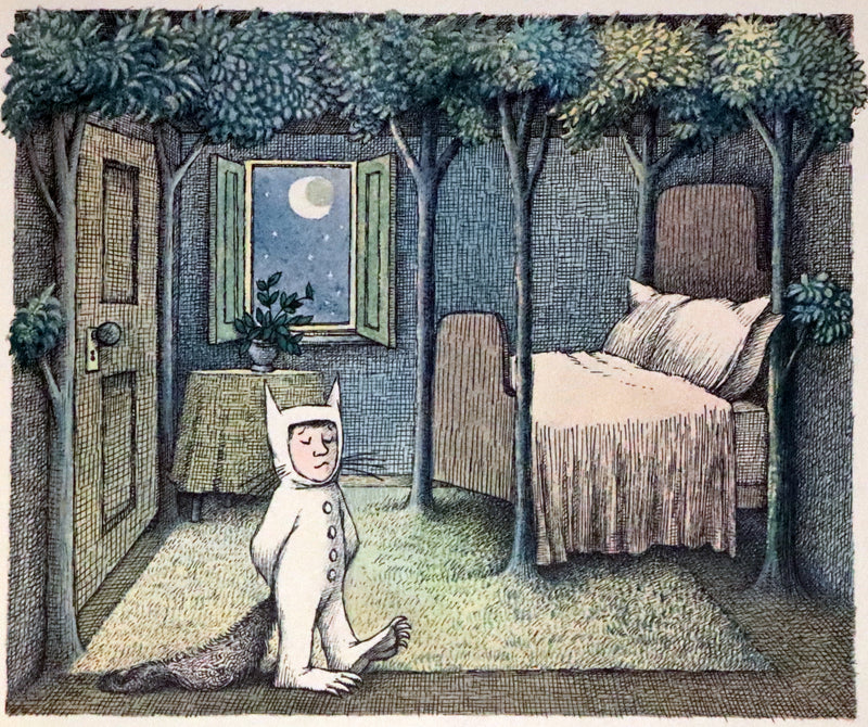 1963 First Caldecott Edition with Dust jacket - Where the Wild Things Are by Maurice Sendak.