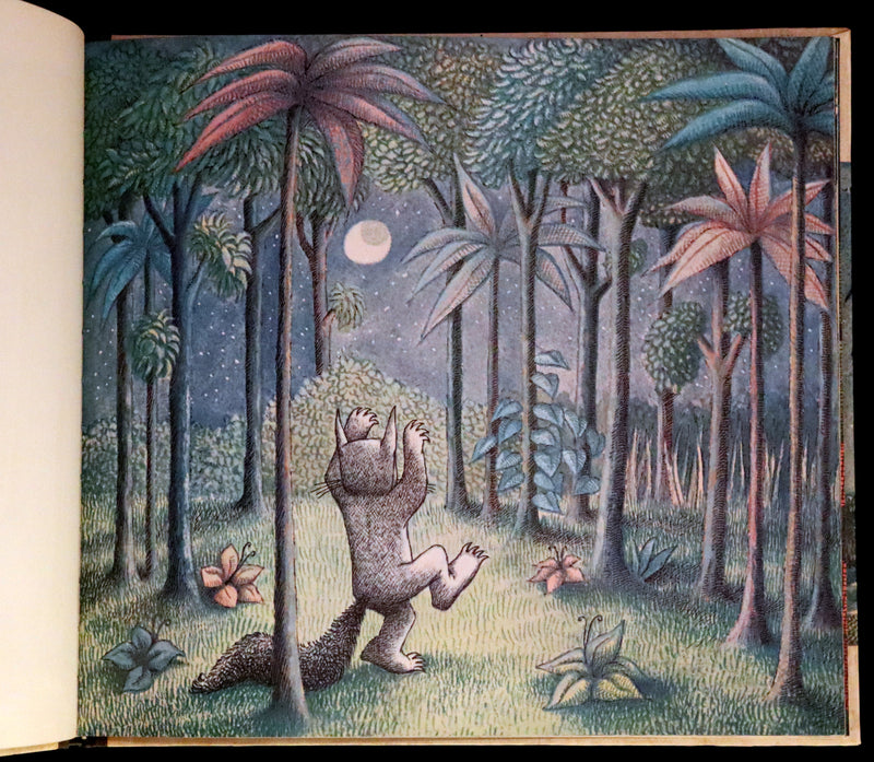 1963 First Caldecott Edition with Dust jacket - Where the Wild Things Are by Maurice Sendak.