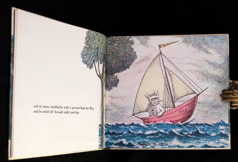1963 First Caldecott Edition with Dust jacket - Where the Wild Things Are by Maurice Sendak.