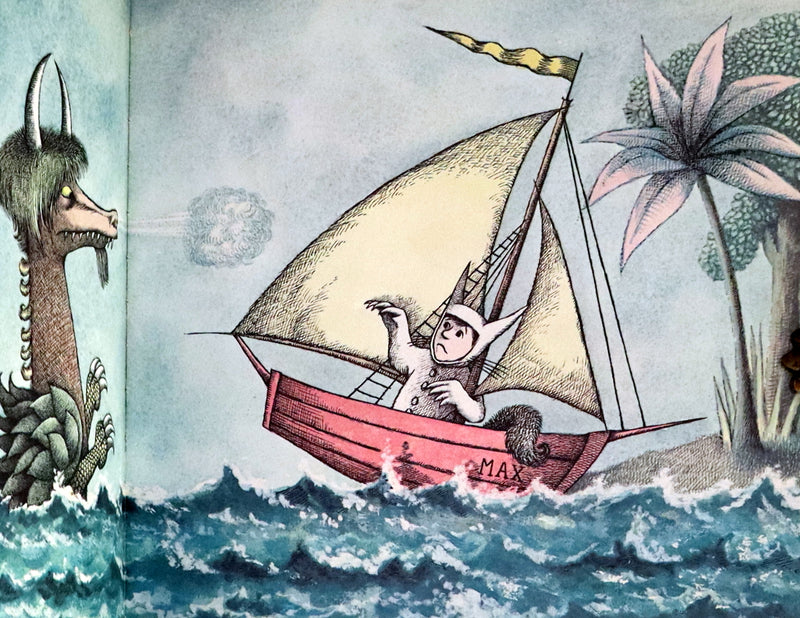 1963 First Caldecott Edition with Dust jacket - Where the Wild Things Are by Maurice Sendak.