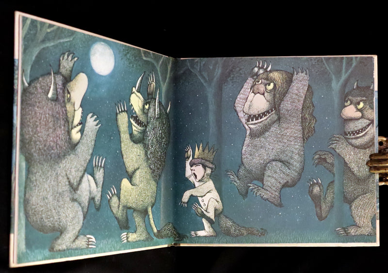 1963 First Caldecott Edition with Dust jacket - Where the Wild Things Are by Maurice Sendak.
