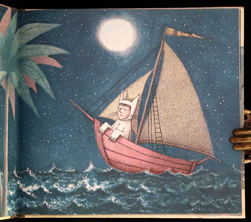 1963 First Caldecott Edition with Dust jacket - Where the Wild Things Are by Maurice Sendak.