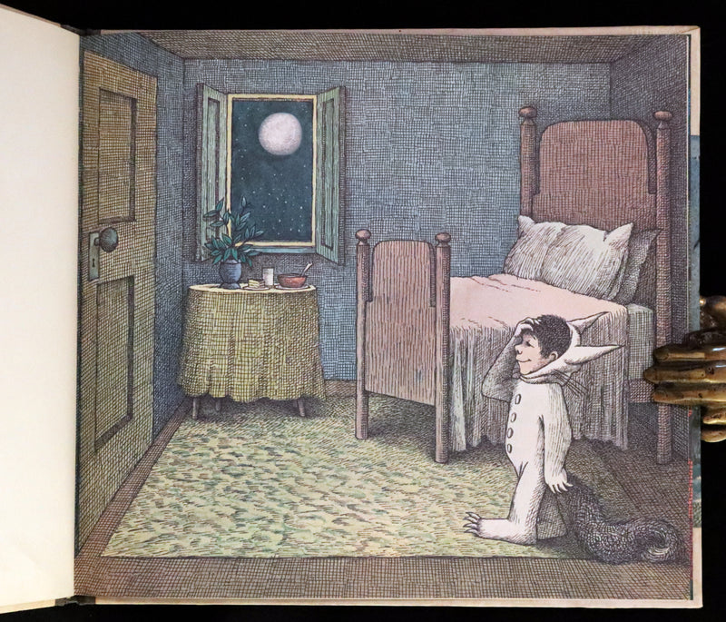 1963 First Caldecott Edition with Dust jacket - Where the Wild Things Are by Maurice Sendak.