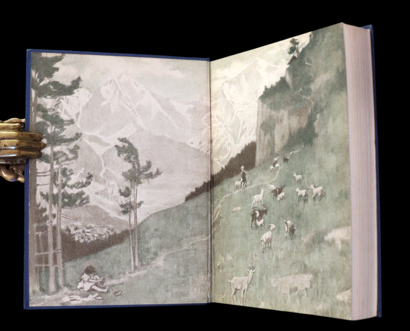 1922 Rare First Edition - HEIDI by Johanna Spyri illustrated by Jessie Willcox Smith.